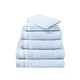 zacht blauwe handdoekenlijn Excellence powder blue, vanaf