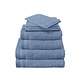 blauwe handdoekenlijn Excellence Santorini blue, vanaf