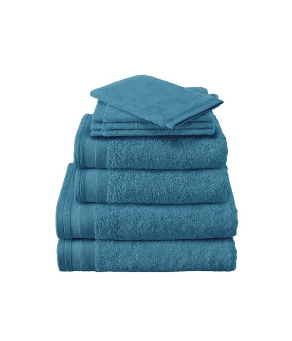 De Witte Lietaer blauwe handdoekenlijn Excellence capri blue