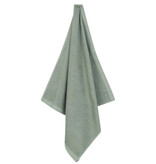 Jorzolino celadon / grijsgroene keukenhanddoek, 60x60 cm