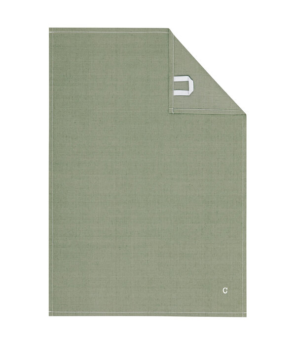 Cawö theedoek halflinnen Cuisine Solid 500, field (453), 50x70 cm