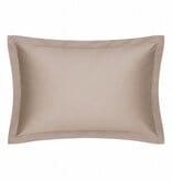 Bonnanotte taupe kussenslopen 60x70 cm York aarde, katoen satijn 300TC