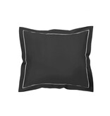 De Witte Lietaer donkergrijze kussenslopen met volants, Bumblebee dark grey