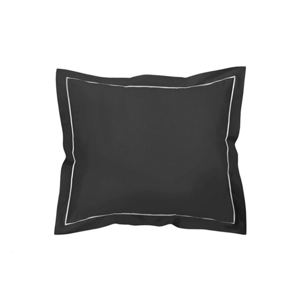 donkergrijze kussenslopen met volants, Bumblebee dark grey