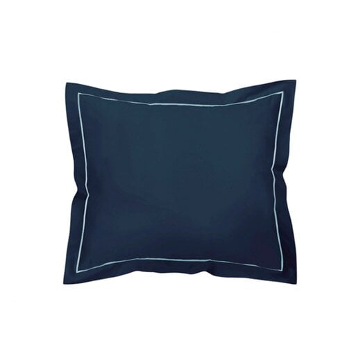 De Witte Lietaer donkerblauwe kussenslopen met volants, Bumblebee marine