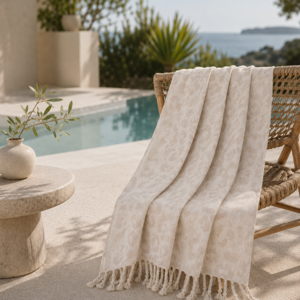 beige hamamdoek Panter