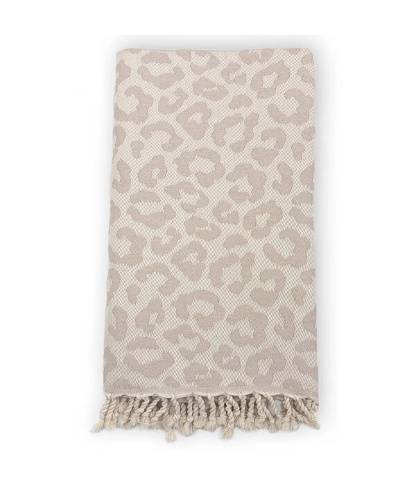 Lantara beige hamamdoek Panter