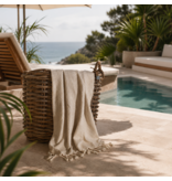 Lantara beige hamamdoek Cirkels
