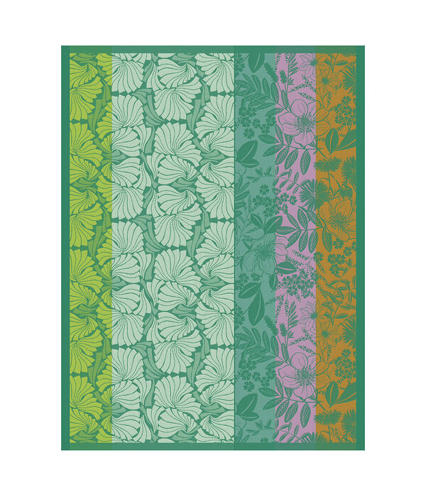 Le Jacquard Français theedoek Cottage green