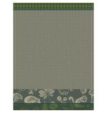 Le Jacquard Français wafel keukenhanddoek Dans les Bois green