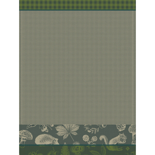 wafel keukenhanddoek Dans les Bois green