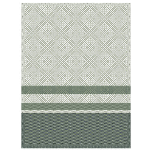 Le Jacquard Français theedoek Graphique green