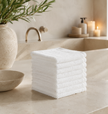 Cawö witte waslapjes 30x30 cm Lifestyle white, uni 7007 (600)