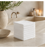 Cawö witte waslapjes 30x30 cm Lifestyle white, uni 7007 (600)