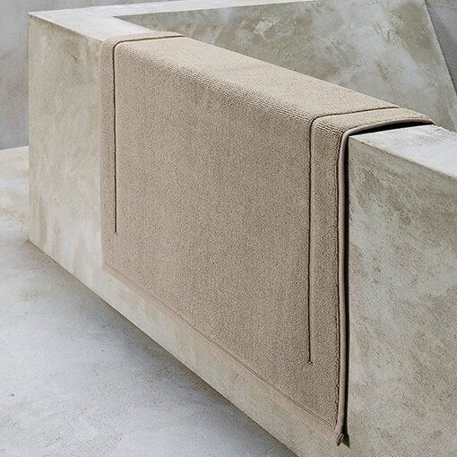 De Witte Lietaer Excellence taupe badmat,  in 3 maten, vanaf