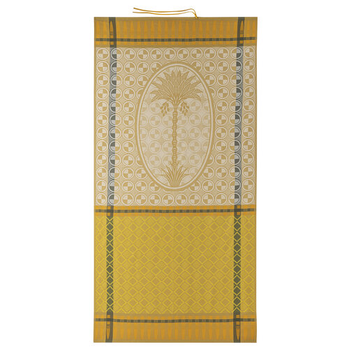 Le Jacquard Français strandlaken Palmeraie yellow