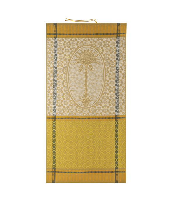 Le Jacquard Français Strandlaken Palmeraie yellow