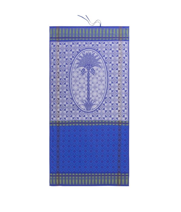 Le Jacquard Français Strandlaken Palmeraie blue