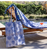Le Jacquard Français Strandlaken Palmeraie blue
