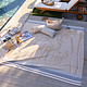 strandlaken Dune beige 200x200 cm