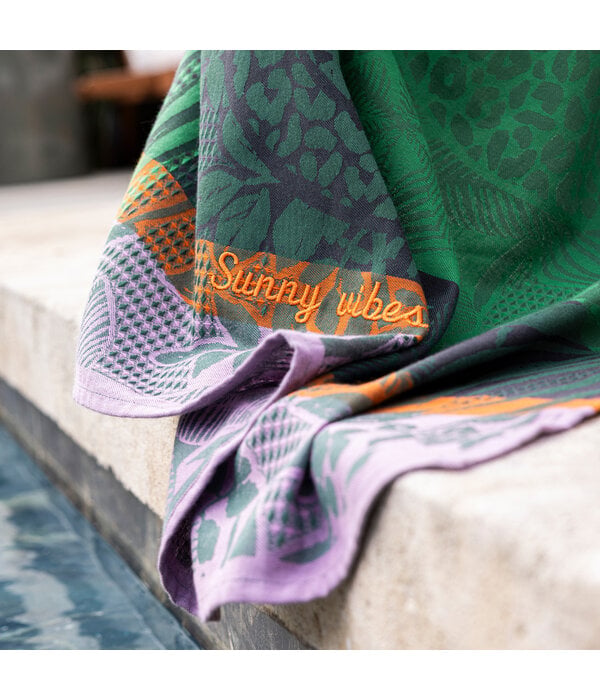 Le Jacquard Français strandlaken Carioca green