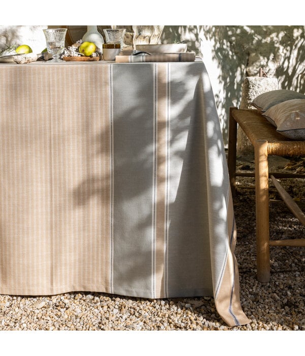 Le Jacquard Français tafellinnen Dune beige