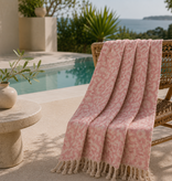 Lantara roze-beige hamamdoek Panter, oudroze
