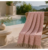 Lantara roze-beige hamamdoek Panter, oudroze