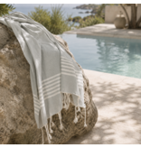 Lantara hamamdoek Provence light grey 100x200 cm