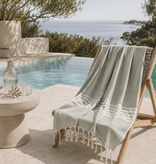 Lantara hamamdoek Provence celadon groen 100x200 cm
