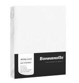 Bonnanotte witte strijkvrij jersey hoeslakens met elastan (260 gr/m²)