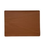 lederlook placemats cognac 33x46 cm, set van 6