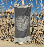 Fashion4Wellness Hamamdoek Boho Black beauty - 95x200 cm
