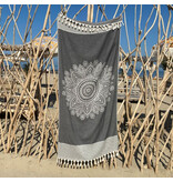 Fashion4Wellness Hamamdoek Boho Black beauty - 95x200 cm