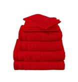 De Witte Lietaer rode handdoekenlijn Excellence scarlett red