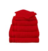 De Witte Lietaer rode handdoekenlijn Excellence scarlett red