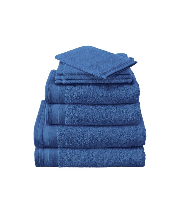 De Witte Lietaer jeansblauwe handdoekenlijn Excellence denim blue
