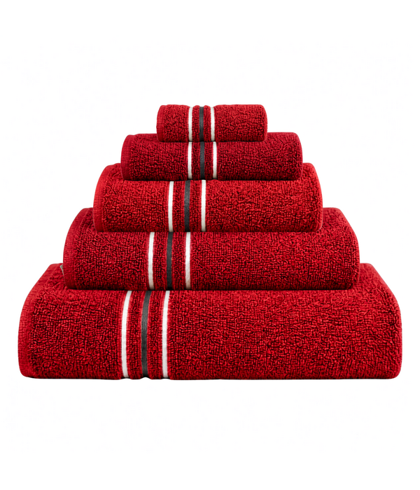 Moodit rode handdoekenlijn Empress deep red