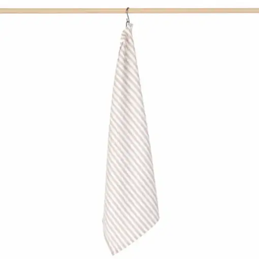 Jorzolino Jorzolino theedoek Stripe zand 65x65 cm
