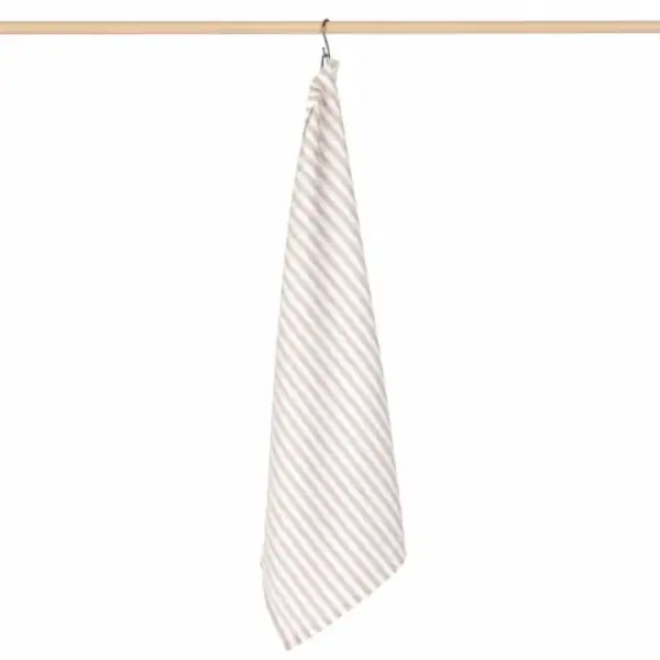 Jorzolino theedoek Stripe zand 65x65 cm