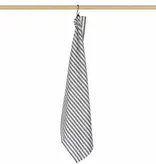 Jorzolino Jorzolino theedoek Stripe grijs 65x65 cm