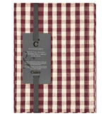 Cawö theedoek halflinnen Cuisine 538, burgund  (83), 50x70 cm