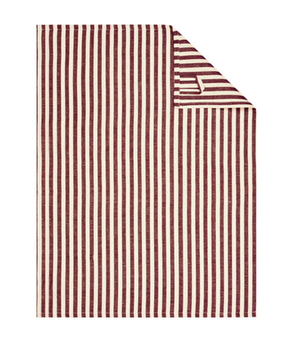 Cawö theedoek halflinnen Cuisine 537, burgund  (83), 50x70 cm  - Copy