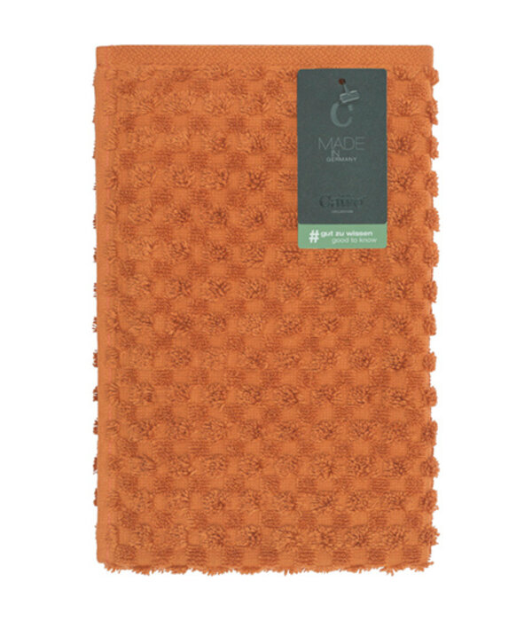 Cawö keukenhanddoek Cuisine Pro uni 520, kupfer (384) 50x50 cm
