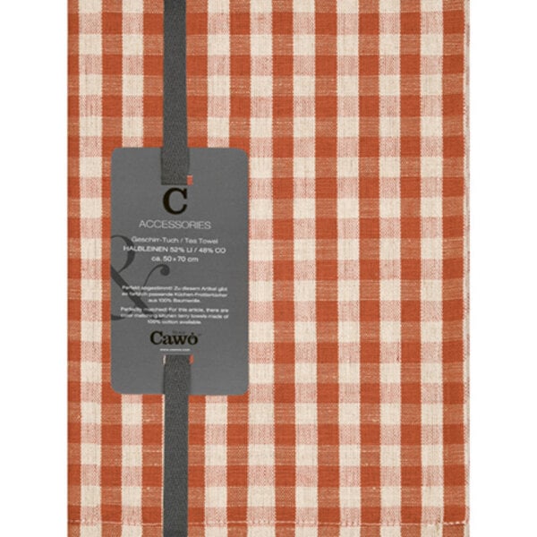 theedoek halflinnen Cuisine 538, kupfer (30), 50x70 cm