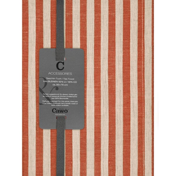 theedoek halflinnen Cuisine 537, kupfer (30), 50x70 cm