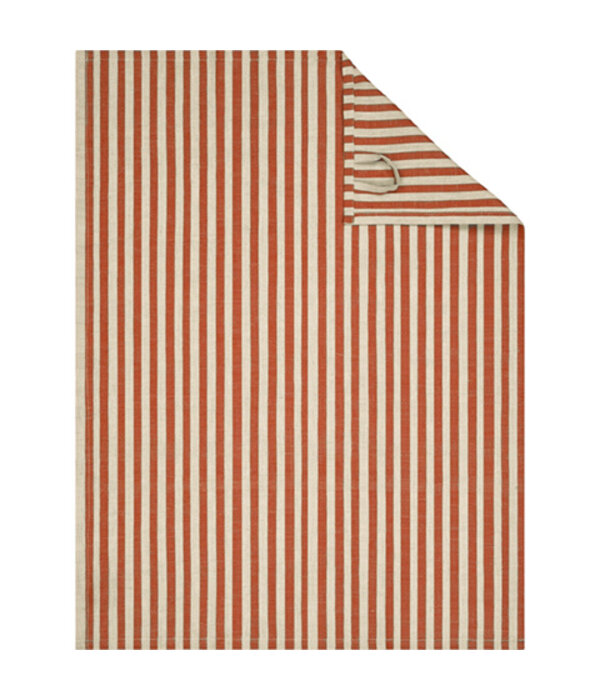 Cawö theedoek halflinnen Cuisine 537, kupfer (30), 50x70 cm