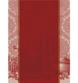 Le Jacquard Français rode theedoek Festin red
