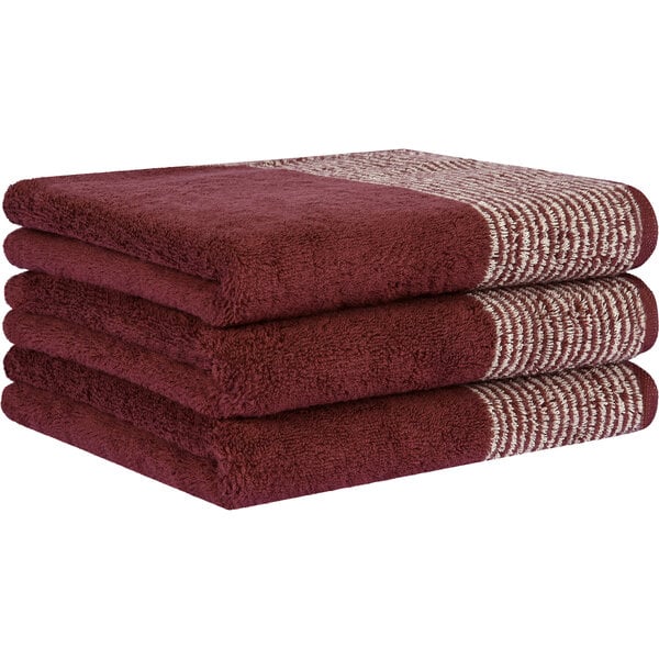 burgundy handdoekenlijn Two-Tone 590, bordeaux (23)
