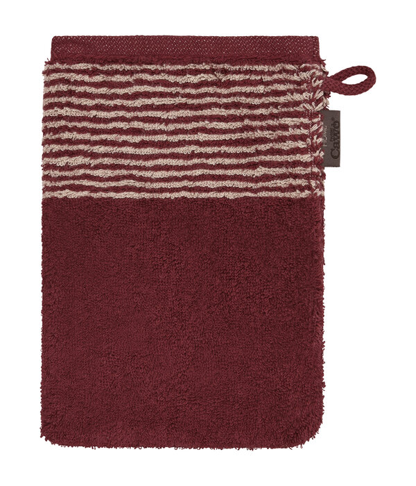 Cawö burgundy handdoekenlijn Two-Tone 590, bordeaux (23)